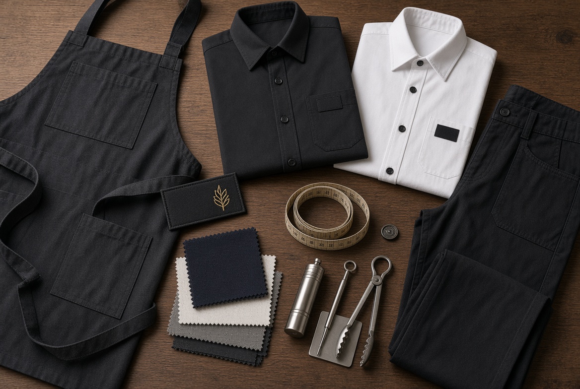 Restaurant Uniform Fabric And DetailsRestaurant Uniform Fabric And Details
