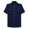 Mens Short Sleeve Pilot Uniform Dress Shirt