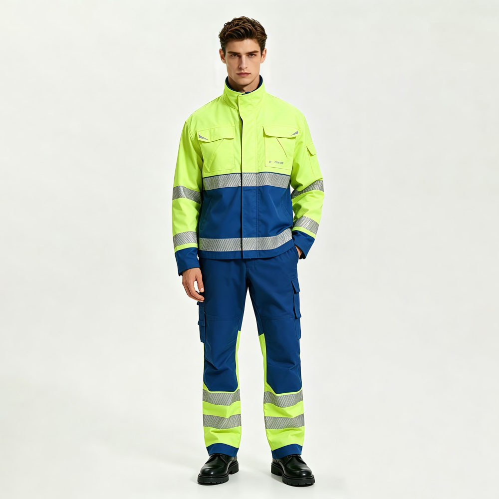 Color Blocked Workwear Set