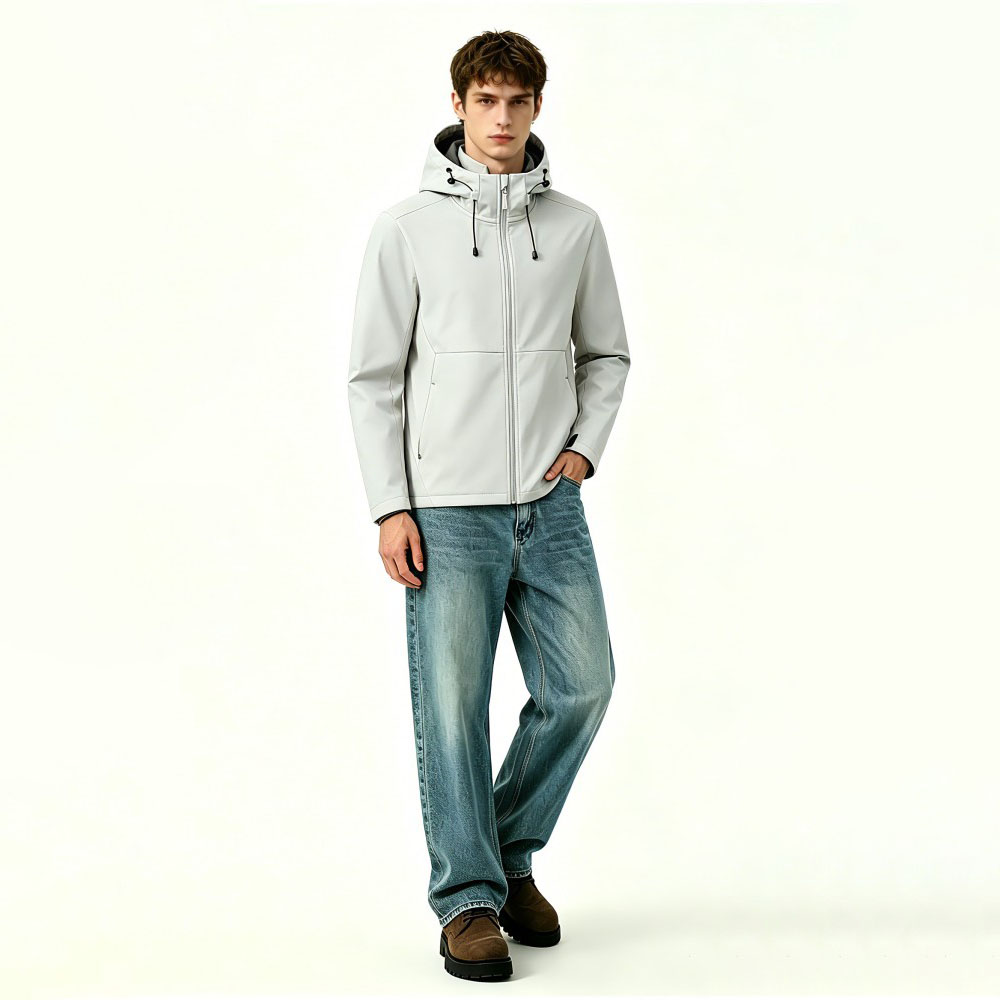 Mens Waterproof Windproof Softshell Work Jacket