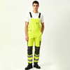 High Visibility Work Dungarees Yellow