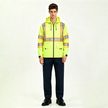 Autumn Winter High Vis Construction Work Jacket