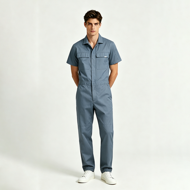 Unisex Summer Multi Pocket Work Coveralls