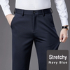 Mens Straight Fit Formal Business Dress Pants