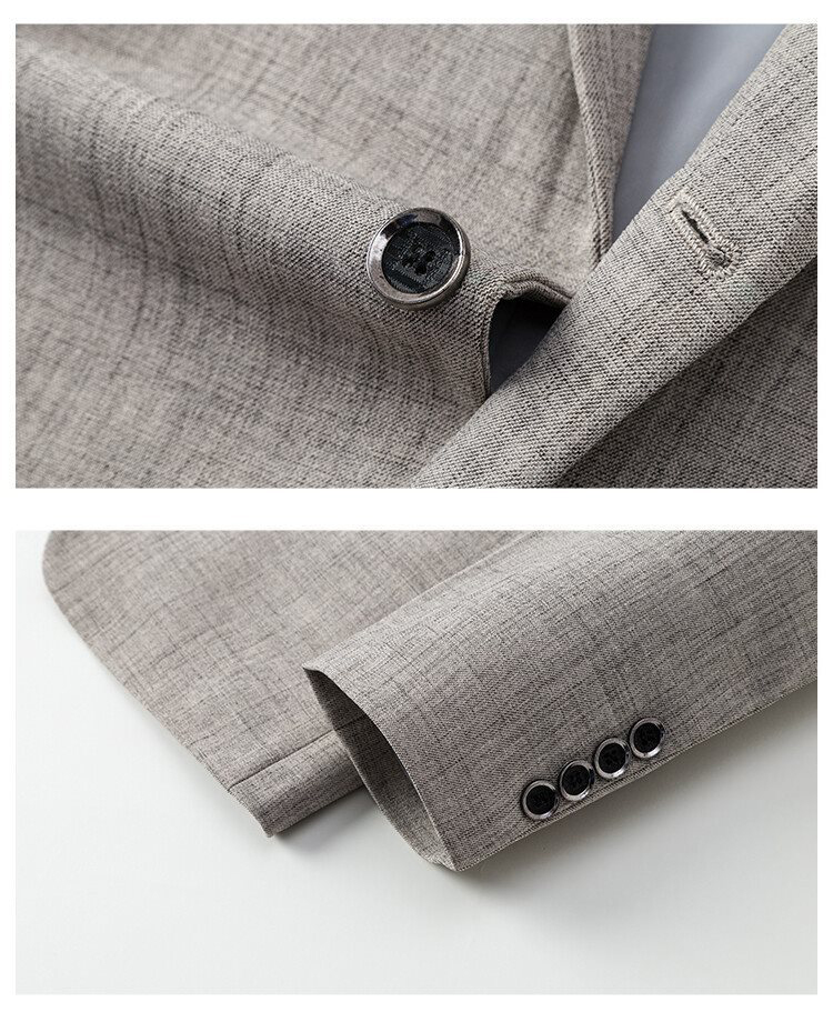 Men's Casual Checked Blazer (4)