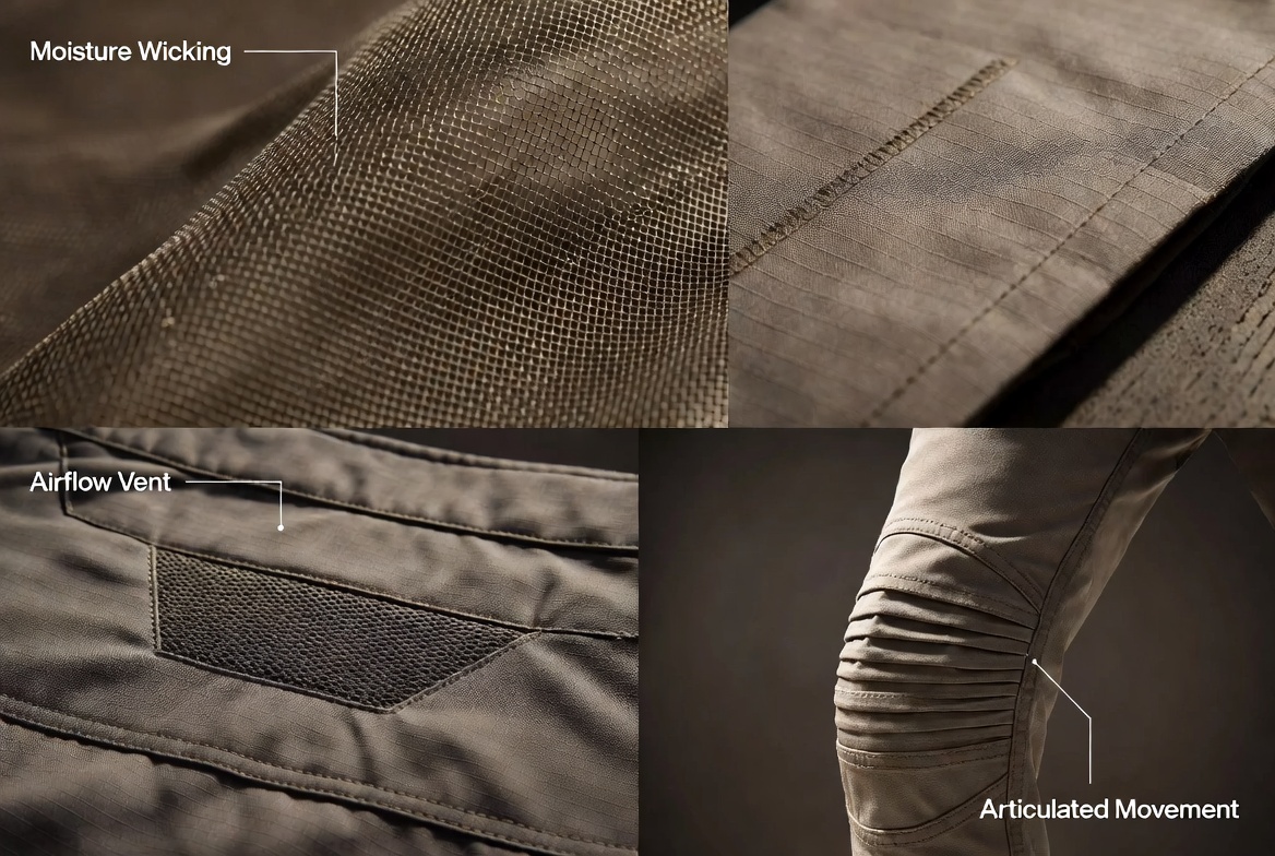 Breathable Fabric And Vent Design