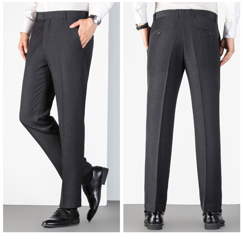 Autumn Winter Easy Care Business Dress Pants (5)