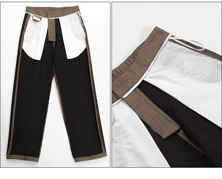Premium Drape Pleated Retro Dress Pants (5)
