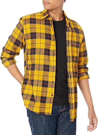 Classic Long Sleeve Flannel Shirt for Men (3)