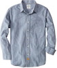 Mens 100% Cotton Plaid Long Sleeve Shirt