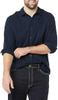 Mens Slim Fit Business Flannel Long Sleeve Shirt