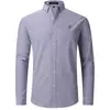 Mens Pure Cotton Oxford Business Casual Shirt