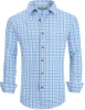 Mens Printed Stretch Wrinkle Resistant Business Shirt