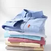 Mens Spring Autumn Cotton Oxford Casual Shirt