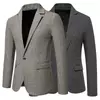 Mens Slim Fit Wrinkle Free Blazer