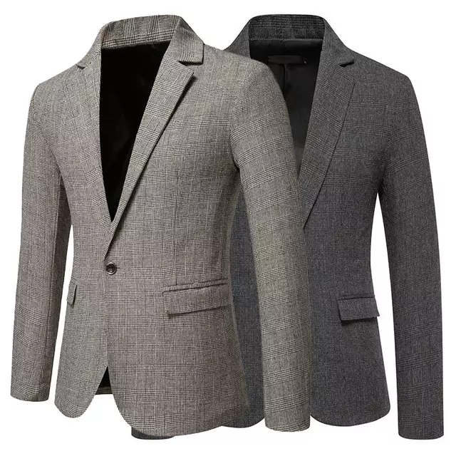 Mens Slim Fit Wrinkle Free Blazer