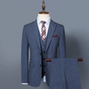 Mens Plaid Three Piece Suit