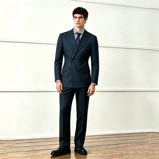 Men's Slim-Fit Casual Olive Green Blazer