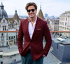 Men's Single-Breasted Business Blazer