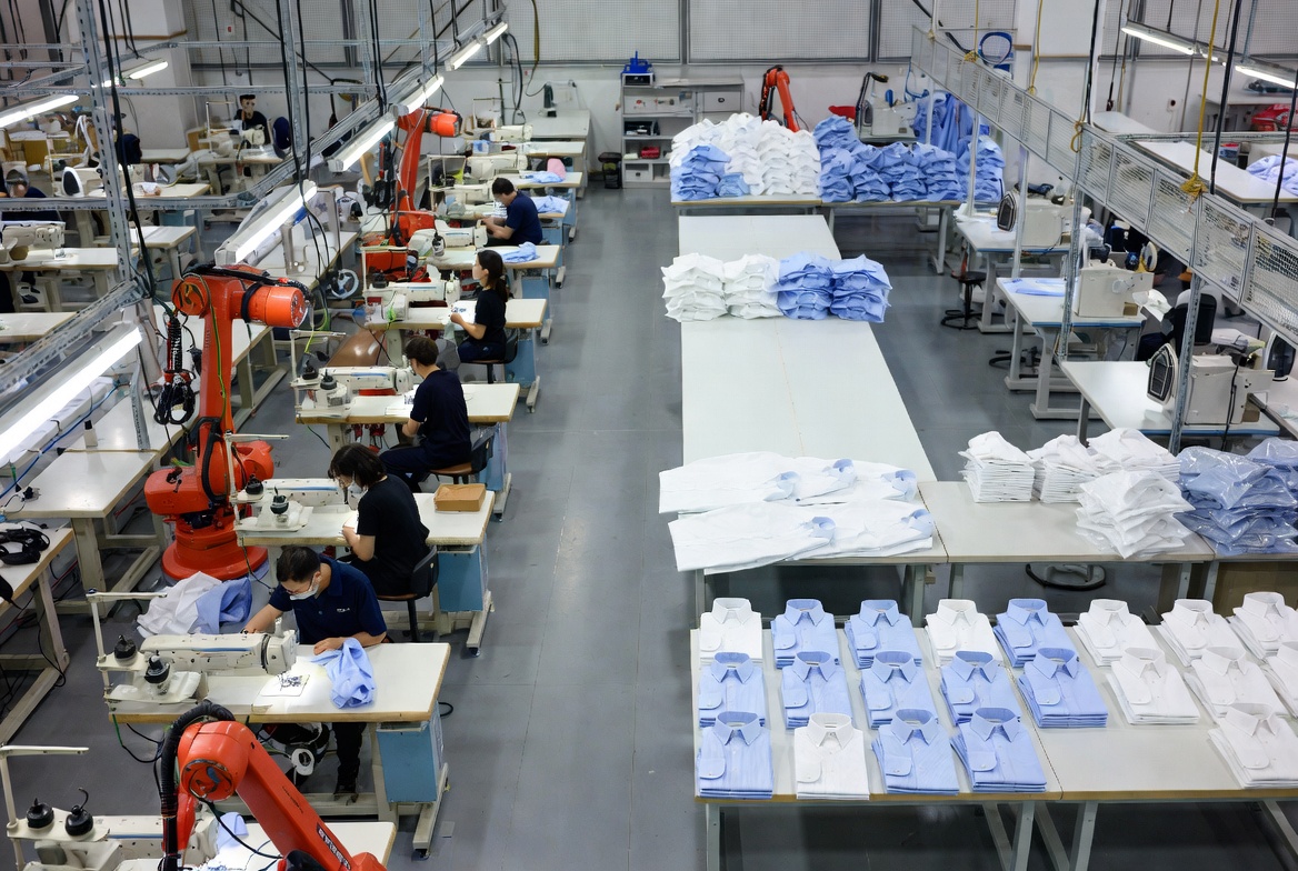 Wrinkle Free Shirt Production Line