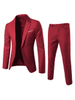 Solid Color Business Formal Two-Piece Suit