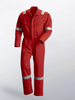 Mens Breathable Cotton Reflective Work Coveralls