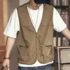 Mens Tactical Multi Pocket Outdoor Utility Vest