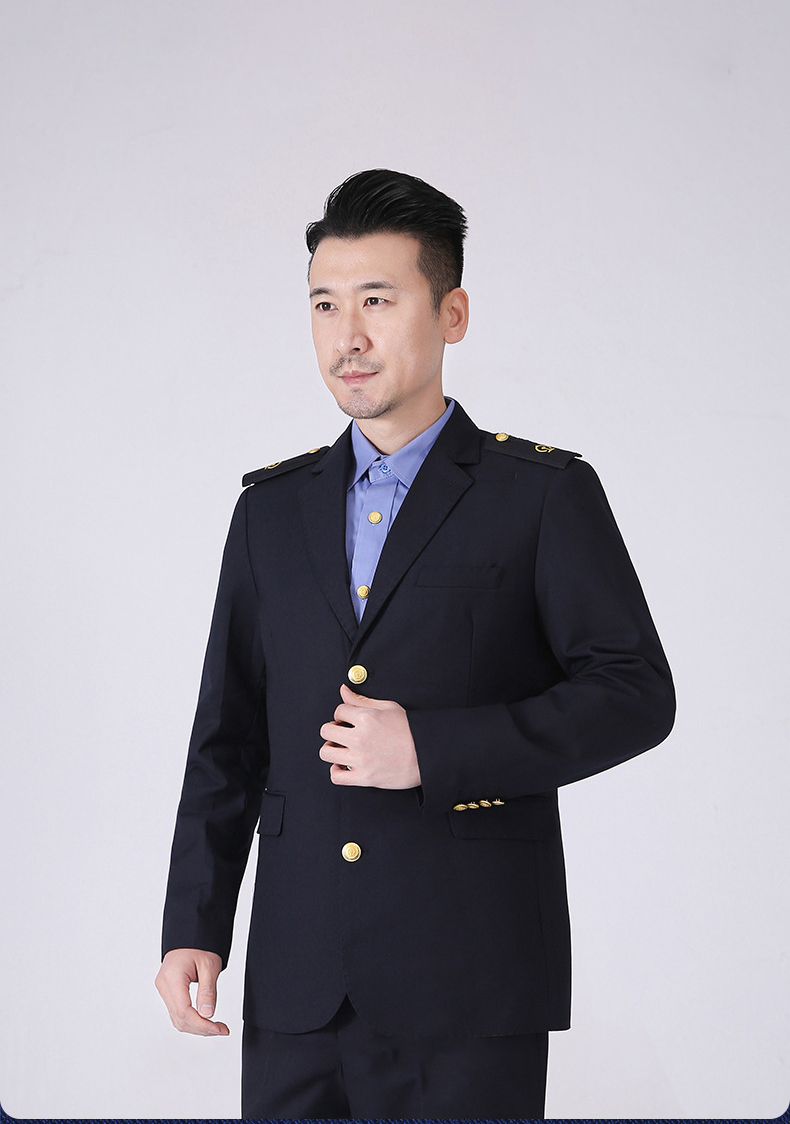 Spring Autumn Railway Transit Staff Suit Set (1)