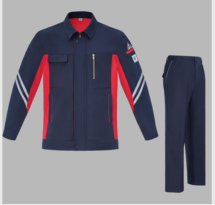 Color Block Anti Static Workwear Set