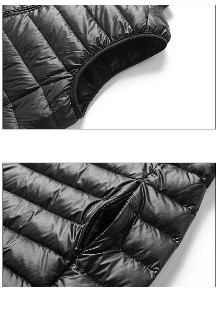 Mens Winter Fleece Lined Stand Collar Gilet (5)
