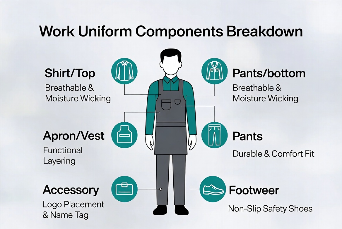 Work Uniform Components Breakdown Work Uniform Components Breakdown