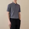 Mens Cool Breathable Business Summer Polo Shirt