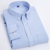 Long-Sleeve Casual Relaxed-Fit Striped Shirt