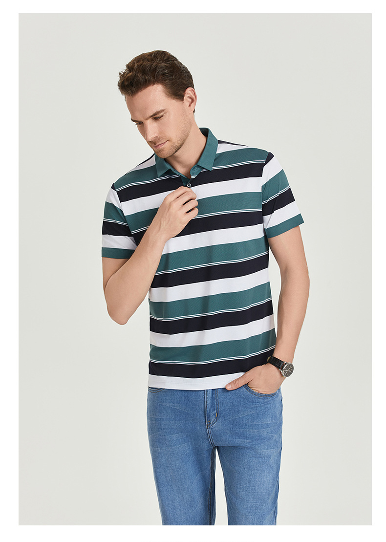 Mens Breathable Outdoor Casual Summer Polo Shirt (6)