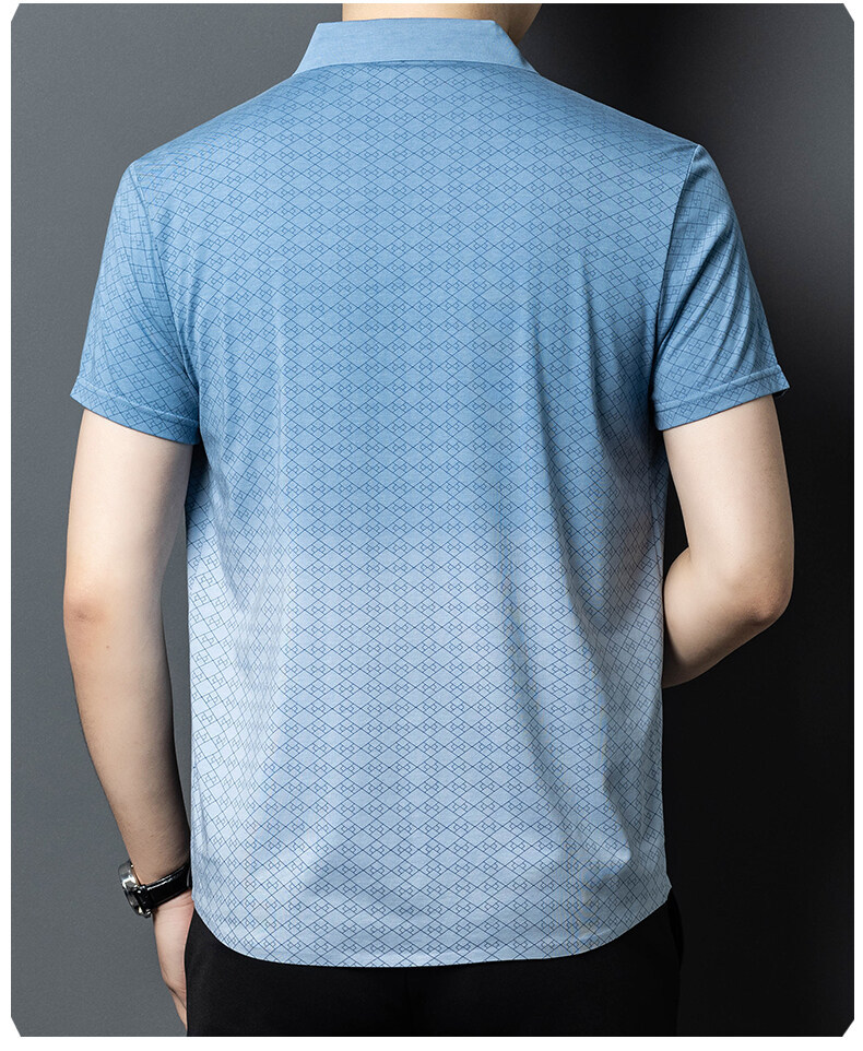 Mens Non-Iron Solid Business Summer Short Sleeve Shirt (1)