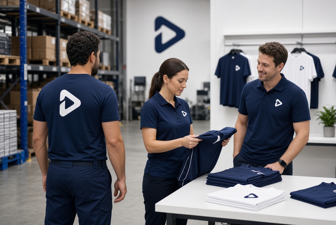 Branded Uniform Team At Work