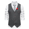 Mens Slim Fit Single Breasted Suit Waistcoat