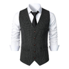 Herren Vintage gestreifte Fr&uuml;hlings-Sommer-Anzugweste