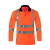 Mens Hi Vis Quick Dry Long Sleeve T Shirt