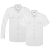 Mens Long Sleeve Railway Staff Uniform Shirt