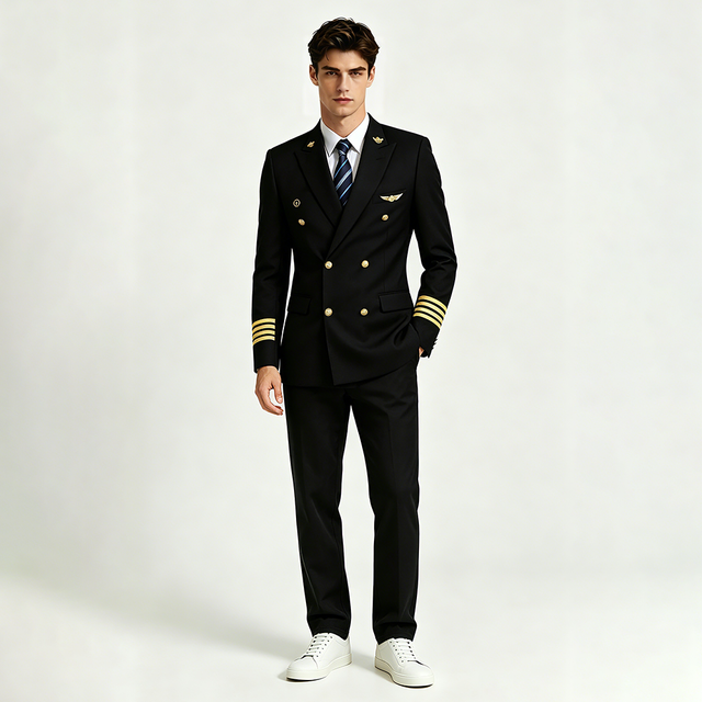Mens Spring Autumn High Speed Rail Suit Set