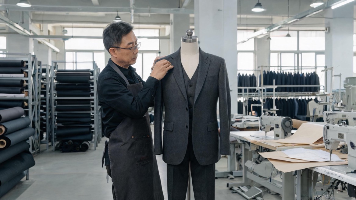 OEM Three Piece Suit Production OEM Three Piece Suit Production