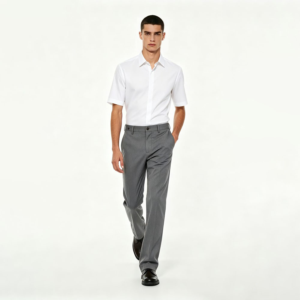 Slim-Fit Dress Trousers