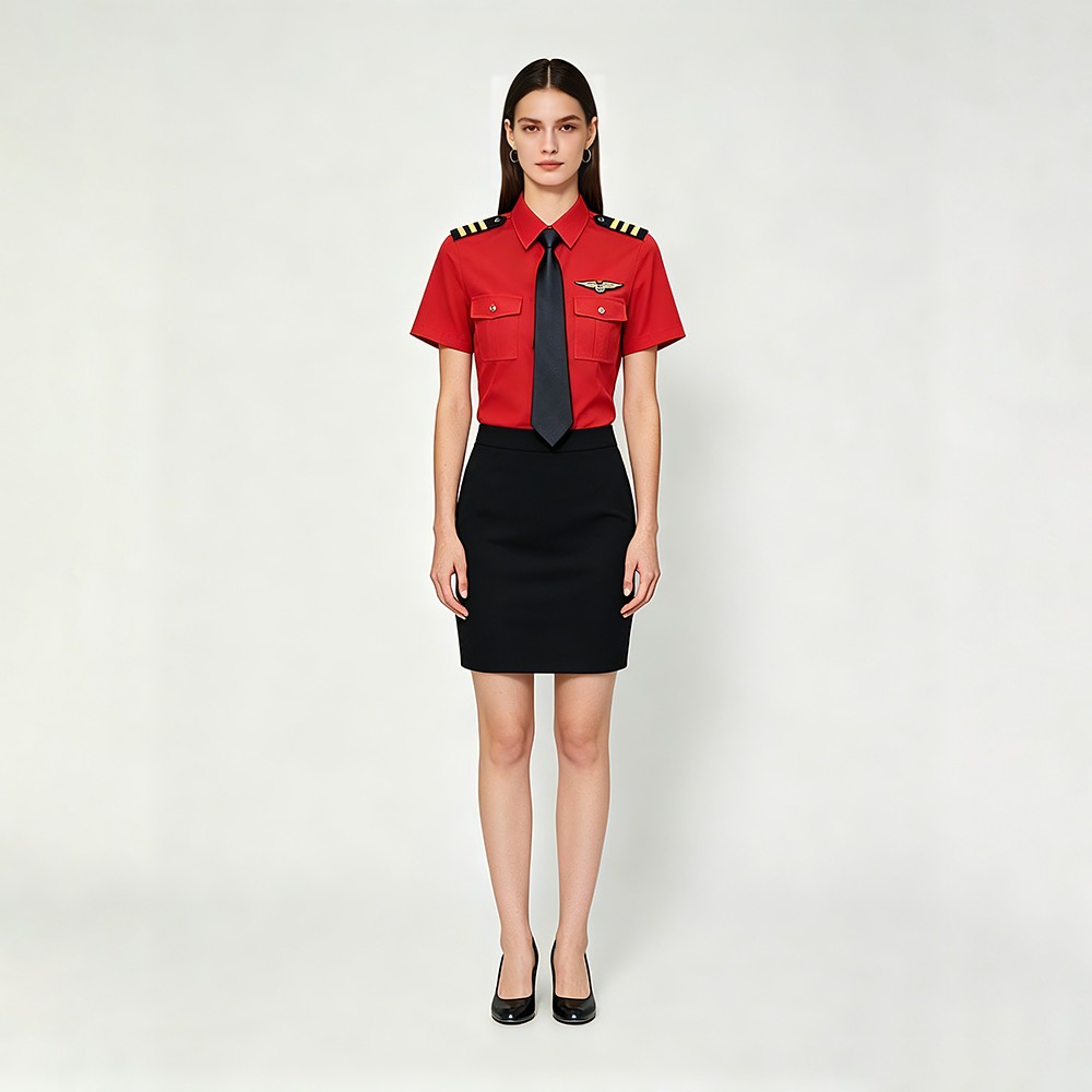 Summer Aviation Short-Sleeve Shirt Workwear