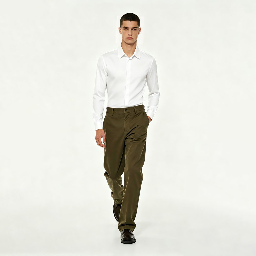 100% Mulberry Silk Long Sleeve Shirt