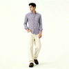 Mens Printed Stretch Wrinkle Resistant Business Shirt