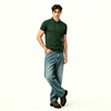 Mens Business Work Team Lapel Polo Shirt