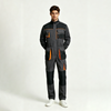 Mens Charcoal Tactical Multi Pocket Coveralls