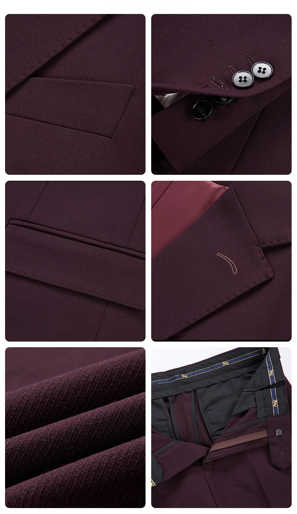 Premium Tailored Three Piece Mens Suit (6)