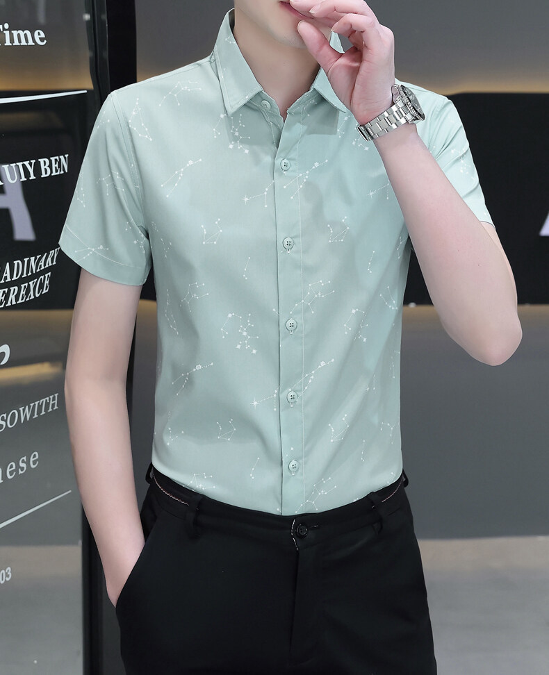 Casual Short Sleeve Summer Mens Polo Shirt (2)